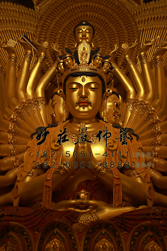 千手觀音正面近照